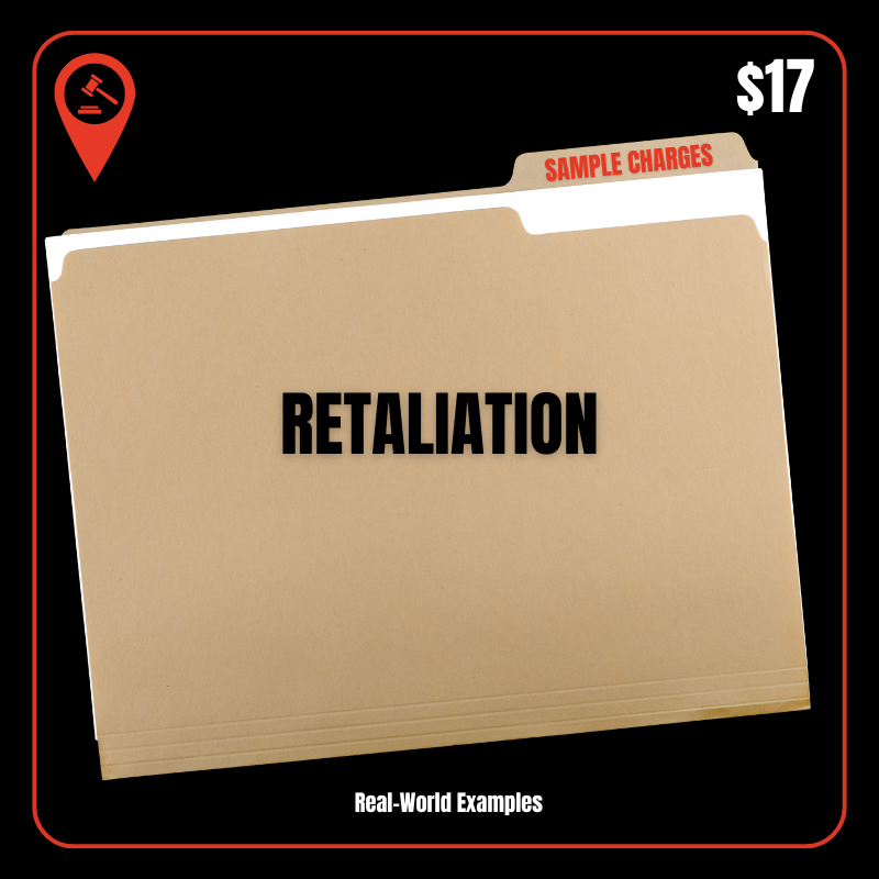 Sample Charge - Retaliation